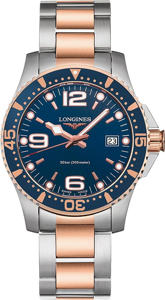 LONGINES HydroConquest 41MM Blue Dial 2Tone Reloj Honduras Ubuy