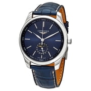 Longines Master Collection Moonphase Automatic Blue Dial Leather Strap Mens Watch L2.919.4.92.0