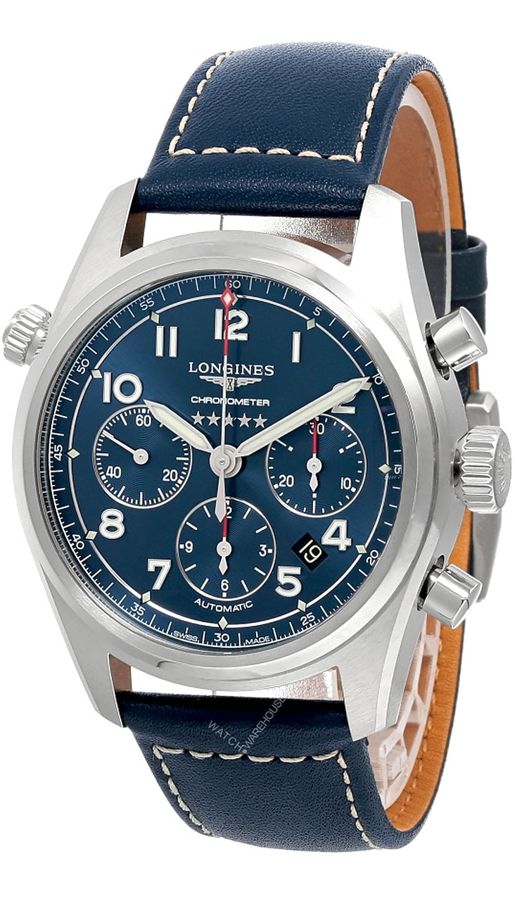 longines spirit 42mm blue