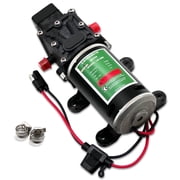 Longrun LR-4600, 12V, Black, Corded Electric, Electric, Diaphragm Pump Water Transfer Pump, 1.56 GPM
