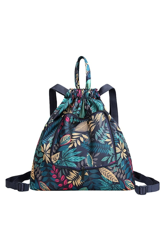 Drawstring Sports Backpack Lightweight Gym Yoga Sackpack Shoulder Rucksack Casual Outdoor Daypack for Women and Men