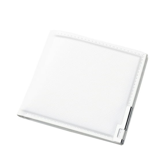 LONGshukeji Men's Wallet PU Leather Bifold Pocket with ID Window Card Holder Minimalist Slim Short Wallets