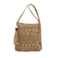 thumbnail image 1 of LONGshukeji Straw Shoulder Crossbody Bag for Women Small Beach Straw Purse Summer Vacation Boho Wallet Handbags, 1 of 9