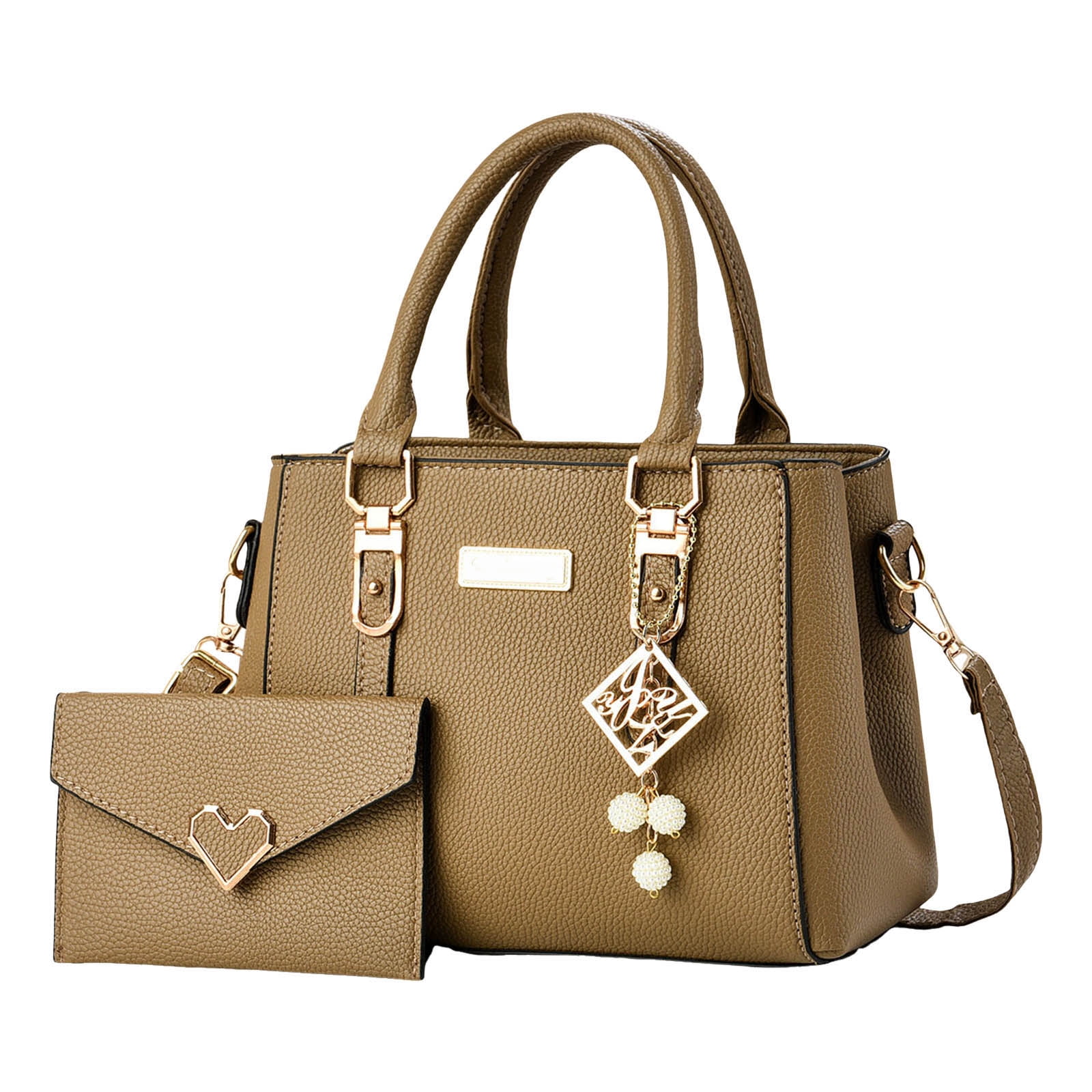 LONGshukeji Women Cute Top Handle Handbag with Strap Purse Handbag Birthday Gifts for Mom