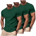 thumbnail image 1 of LONKITO 3-Pack Mens T Shirts Short Sleeve Crewneck Tees Workout Shirts for Lightweight Breathable, Size M, 1 of 7