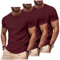 thumbnail image 1 of LONKITO 3-Pack Mens T Shirts Short Sleeve Crewneck Tees Workout Shirts for Lightweight Breathable, Size M, 1 of 7