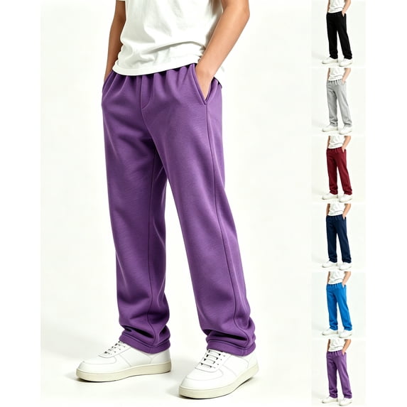 LONKITO Boys Sweatpants Size 2-3Years, Toddler Boy Workout Jogger Athletic Pants with Pockets for Casual Daily Wear