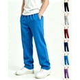 thumbnail image 1 of LONKITO Boys Sweatpants Size 7-8Years, Kids Boy Workout Jogger Athletic Pants with Pockets for Casual Daily Wear, 1 of 8