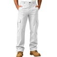 thumbnail image 1 of LONKITO Cargo Pants for Men, Lightweight Multi-Pockets Outdoor Hiking Pants Elastic Waist Straight Leg Work Pants, Size M-3XL, 1 of 8