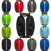 LONKITO Men's Lightweight Packable Hooded Puffer Jacket Winter Coat
