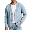 thumbnail image 1 of LONKITO Mens Denim Jackets with Pockets Fashion Casual Jean Jacket Outdoor Sweetwear Fall Clothes, 1 of 8