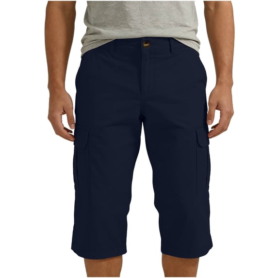 LONKITO Mens Shorts with Pockets Straigh Leg Hiking Shorts Casual Work Cargo Pants for Men Size L