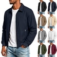 thumbnail image 1 of LONKITO Mens Jackets Lightweight Windproof Windbreaker Casual Outdoor Jackets with Zipper Pockets, 1 of 8