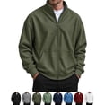 thumbnail image 1 of LONKITO Mens Jackets Lightweight Waffle Casual Sweatshirt Outerwear Jackets with Pockets, 1 of 8