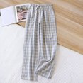 thumbnail image 1 of LONKITO Mens Pajama Pants Cotton Comfortable Pj Sleep Pants Elastic Waist Casual Plaid Loungewear Pjs Bottoms, 1 of 3