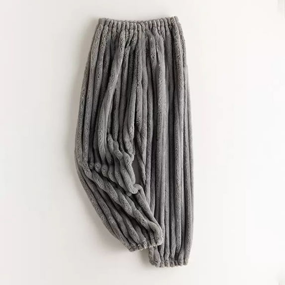 LONKITO Mens Pajama Pants Fleece Warm Home Sleep Loungewear Comfortable Pajamas Pants Elastic Waist for Winter