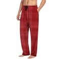 thumbnail image 1 of LONKITO Mens Pajama Pants with Pockets Lightweight Sleep Pj Pants Plaid Lounge Pants Loungewear Sleepwear, 1 of 6