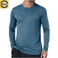 thumbnail image 1 of LONKITO Mens UPF 50+ Long Sleeve Shirts Sunscreen UV Sun Protection T Shirts for Workout Fishing Hiking Sports Size XXL, 1 of 7