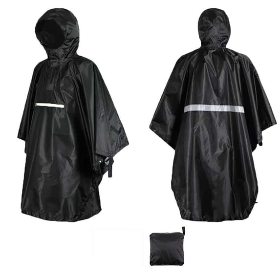 LONKITO Mens Waterproof Rain Ponchos for Adults, Lightweight Packable Rain Poncho for Hiking, Camping & Emergency