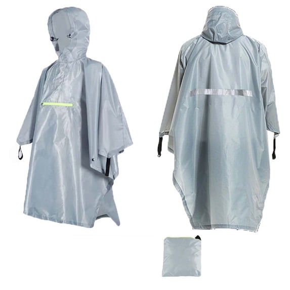 LONKITO Mens Waterproof Rain Ponchos for Adults, Lightweight Packable Rain Poncho for Hiking, Camping & Emergency