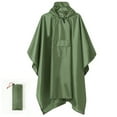 thumbnail image 1 of LONKITO Mens Womens Hooded Rain Poncho for Adults Waterproof Lightweight Rain Coat Reusable Rain Jacket, 1 of 4