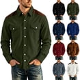 thumbnail image 1 of LONKITO Shirt Jackets for Men Corduroy Casual Button Down Shirts Jacket with Pockets Fall Clothes, 1 of 8