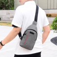 thumbnail image 1 of LONKITO Sling Bag for Men Crossbody Backpack, Small Sling Backpack Mens Shoulder Bag, Casual Daypack Hiking Bag for Travel, 1 of 8
