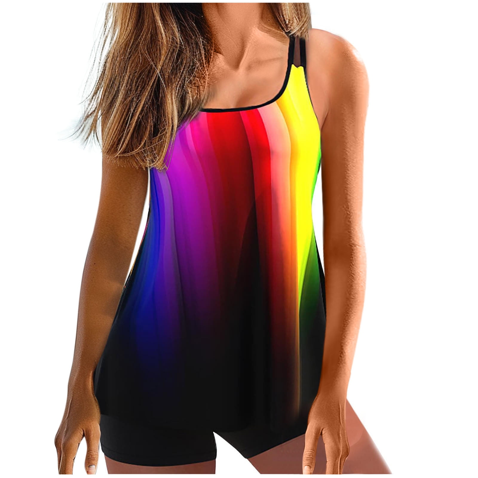 LONKITO Summer Swim Suits for Womens Tankinis Swimsuits Beach Bathing