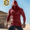 thumbnail image 1 of LONKITO Sunscreen Hoodies for Men UPF 50+ UV Sun Protection Long Sleeve Shirts with A Mask for Outdoor Fishing Hiking Size XL, 1 of 3