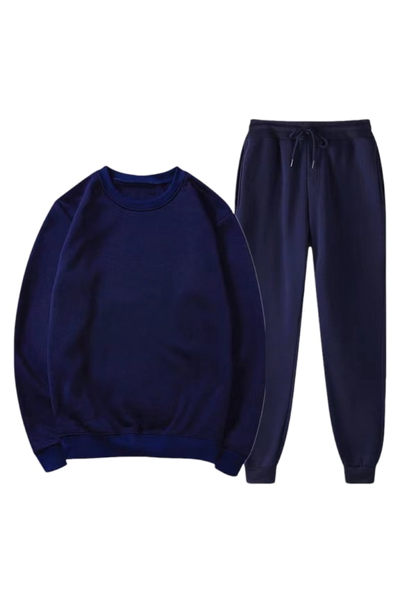 Sweat Suits for Men 2 Piece Casual Workout Sweatsuits Outfits Pullover Sweatshirts and Sweatpants with Pockets Fall Winter Clothes