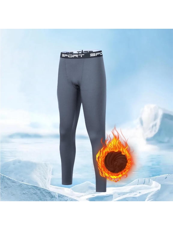 Thermal Underwear for Men Comfort Leggings Workout Pants Warm Long Johns for Fall Winter Clothes