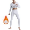 thumbnail image 1 of LIBRCLO Thermal Underwear for Men Fleece Lined Warm Long Johns Loungewear Shirts and Pants Outfit Sets Fall Winter Clothes, 1 of 5