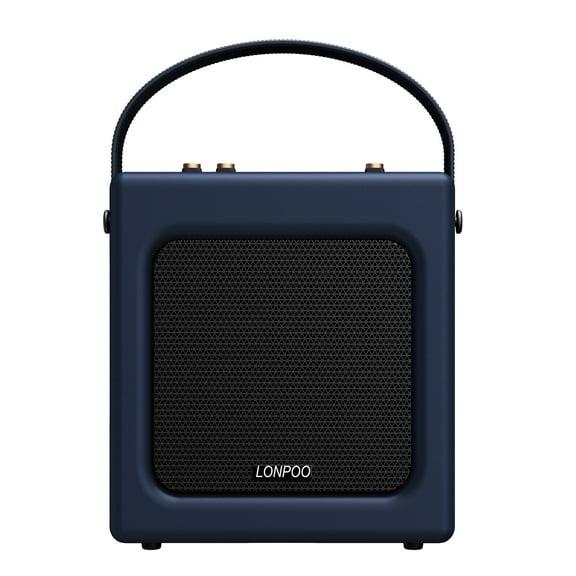 LONPOO Portable Karaoke Machine for Adults and Kids,Personal Audio System Build-in 3600mAh Rechargeable Battery,20 Watts RMS Personal Stereos with Bluetooth,USB Playback,Aux-in 3.5mm Earphone Port
