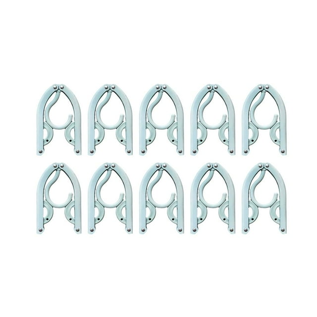 LONPUN 10Portable Travel Hangers Foldable & Collapsible For PackingAU