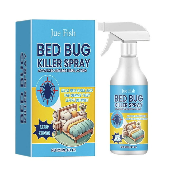 LONPUN 120ml Bed Bug Killer Spray Crawling Insect Dust Mite Poison