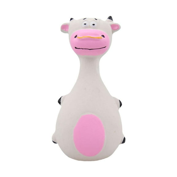 LONPUN Latex Dog Toys Sound Squeaky Elephant/cow Animal Chew Pet Rubber Vocal Toys For Small U1p3 Large Bite Dogs Resistant Interactive X7F4