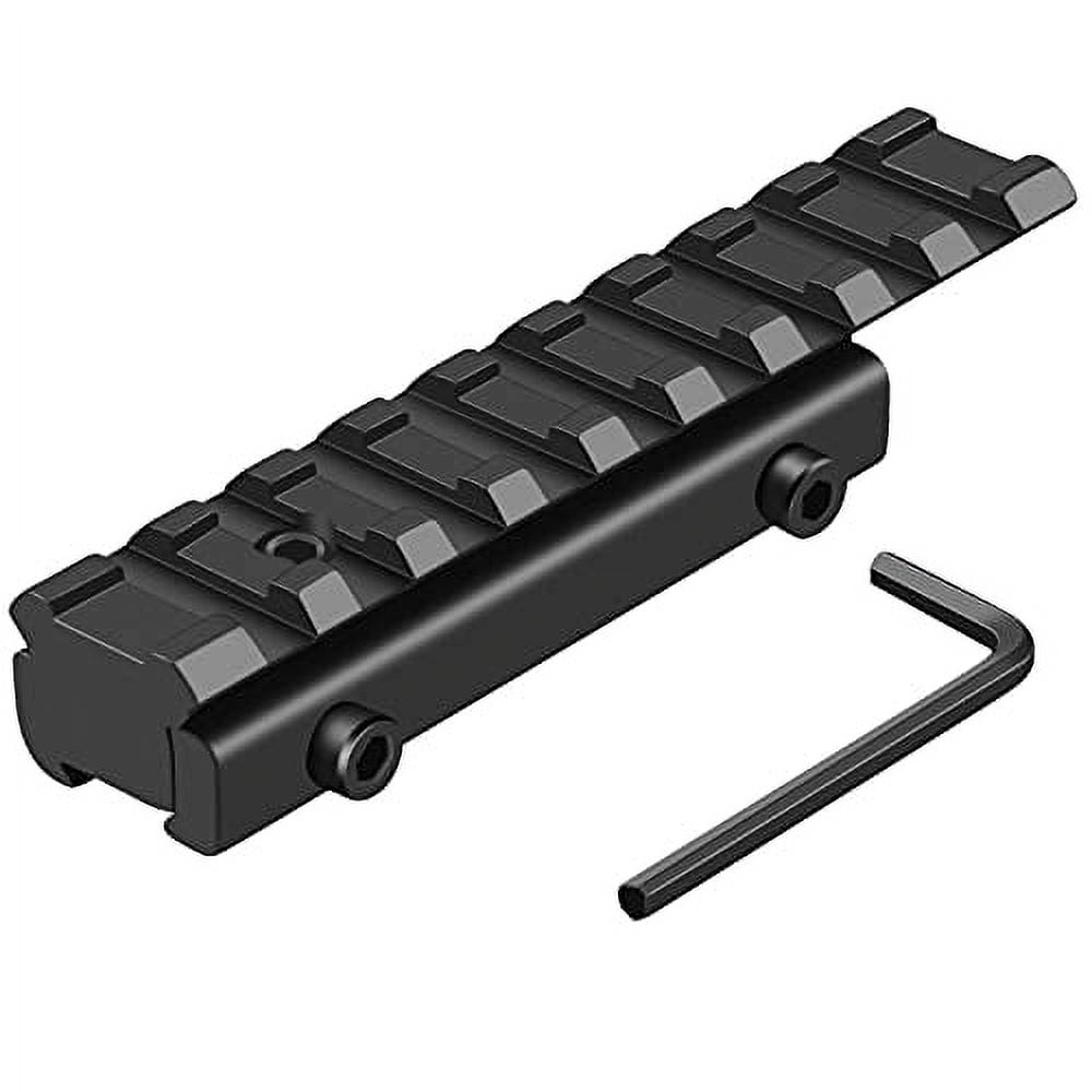 LONSEL Dovetail to Picatinny Rail Adapter 11mm Dovetail to 21mm Picatinny/Weaver Rail Convert