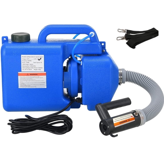 LONYEON Electric ULV Fogger Sprayer, 8L/2.1Gal 1200W Portable Cold Mist Atomizer with Adjustable Flow Rate, 25-39Ft Spray Range for Home Indoor Outdoor