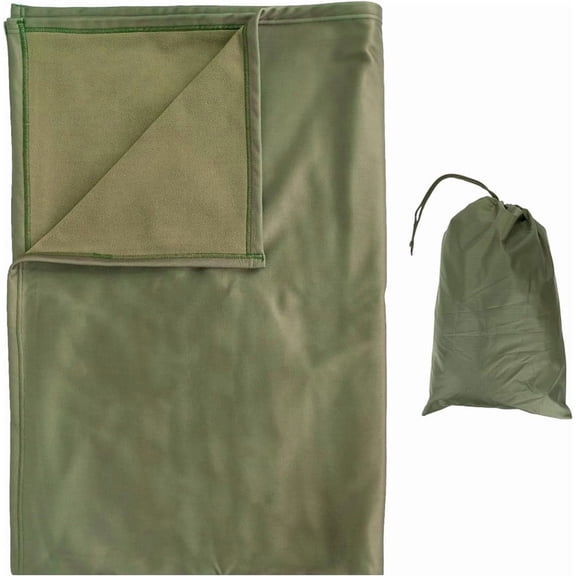 LOOGU Camo Blanket Waterproof Insulation Poncho Liner for Outdoor Camping, Hiking, Hunting, Survival, Backpacking, Picnicking