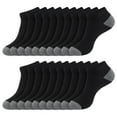 thumbnail image 1 of LOOIKOOS 10 Pairs Cushion Ankle Sock for Men, Low Cut Athletic Comfort Breathable Casual Socks, 1 of 6