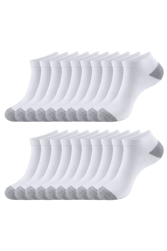 10 Pairs Cushion Ankle Sock for Men, Low Cut Athletic Comfort Breathable Casual Socks