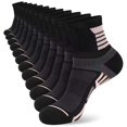 thumbnail image 1 of LOOIKOOS&nbsp;12 Pairs Womens Ankle Socks, Breathable Mini Crew Socks for Women Athletic Sport Running Cycling Casual White Grey Socks, 1 of 6