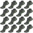 thumbnail image 1 of LOOIKOOS 15 Pairs Men Ankle socks Short Low Cut Comfort Breathable Casual Athletic Socks with Tab, 1 of 5
