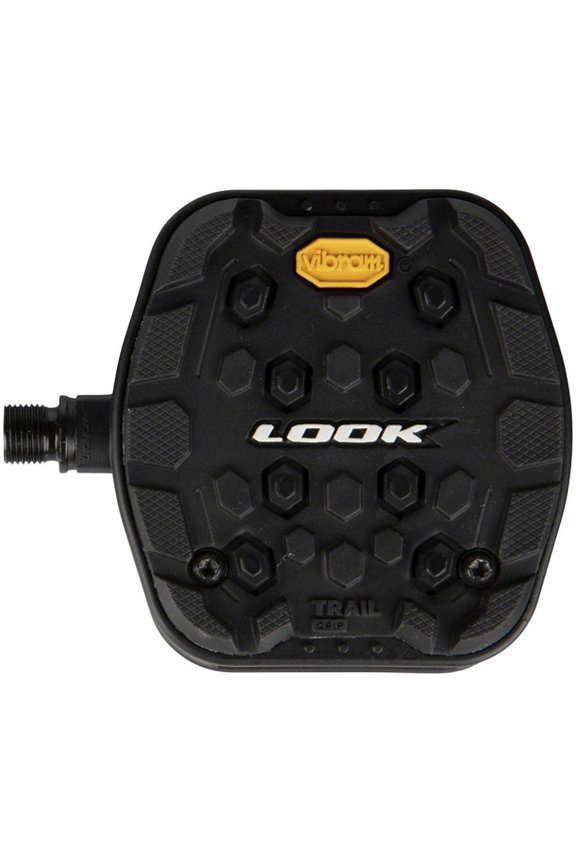 GEO TRAIL GRIP Platform MTB Pedals 9/16" Chromoly Axle Aluminum Body Black