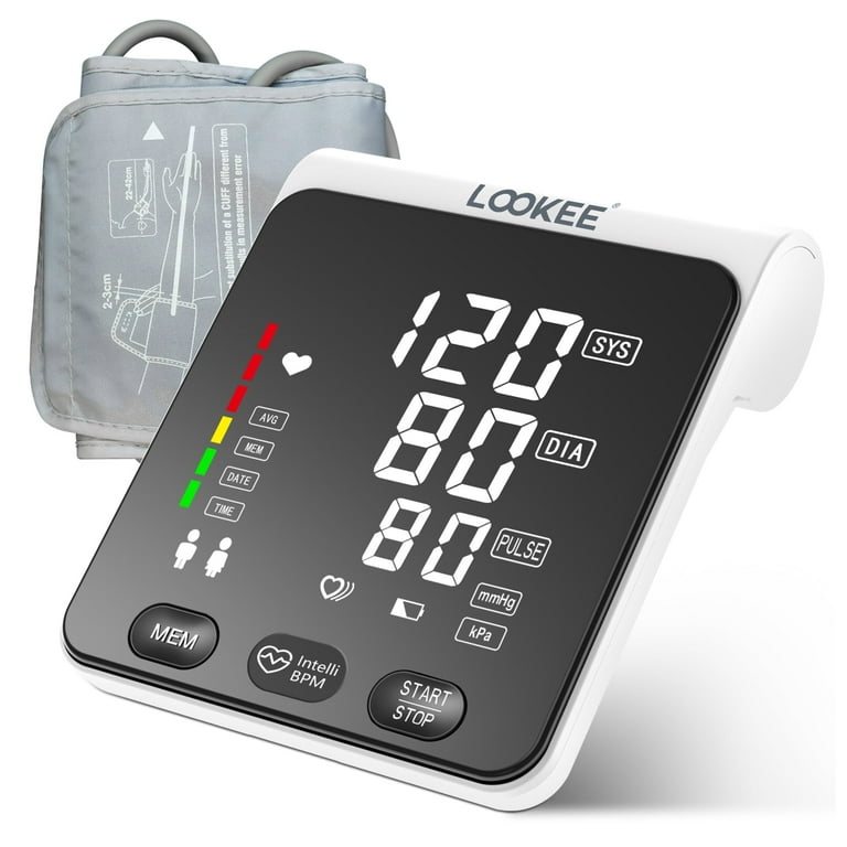 LOOKEE® A2 FDA Approved Digital Blood Pressure Monitor | Upper Arm 