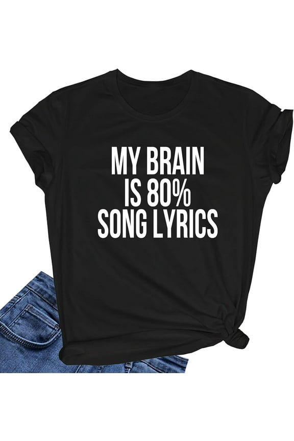 LOOKFACE Women Cute T Shirt Junior Tops Teen Girls Graphic Tees