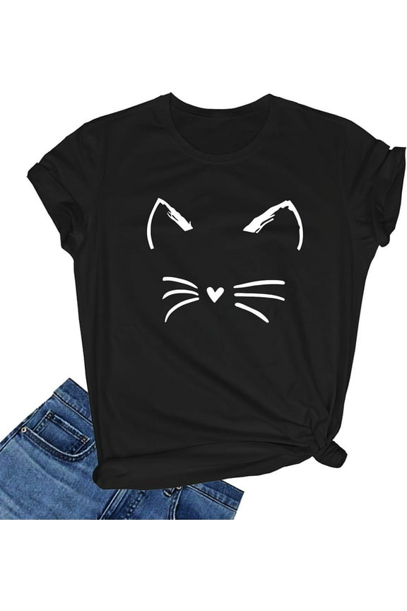 LOOKFACE Women's Cute T Shirt Junior Tops Teen Girls Graphic Tees