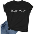 thumbnail image 1 of LOOKFACE Women's Cute T Shirt Junior Tops Teen Girls Graphic Tees, 1 of 3