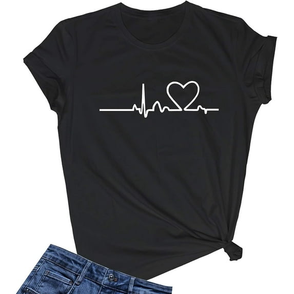Women's Cute T Shirt Junior Tops Teen Girls Graphic Tees