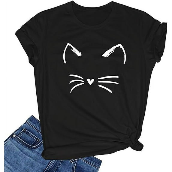 Women's Cute T Shirt Junior Tops Teen Girls Graphic Tees